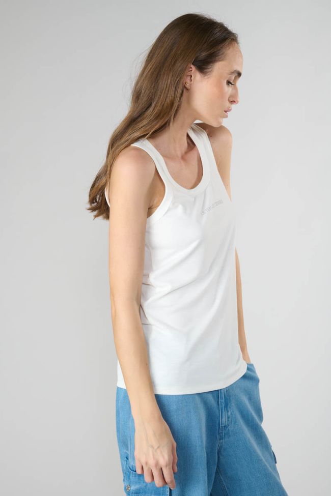 White Posidon tank top