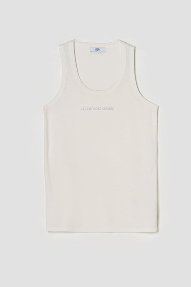 White Posidon tank top