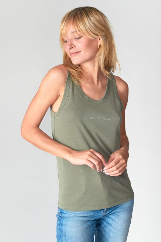 Khaki Posidon tank top