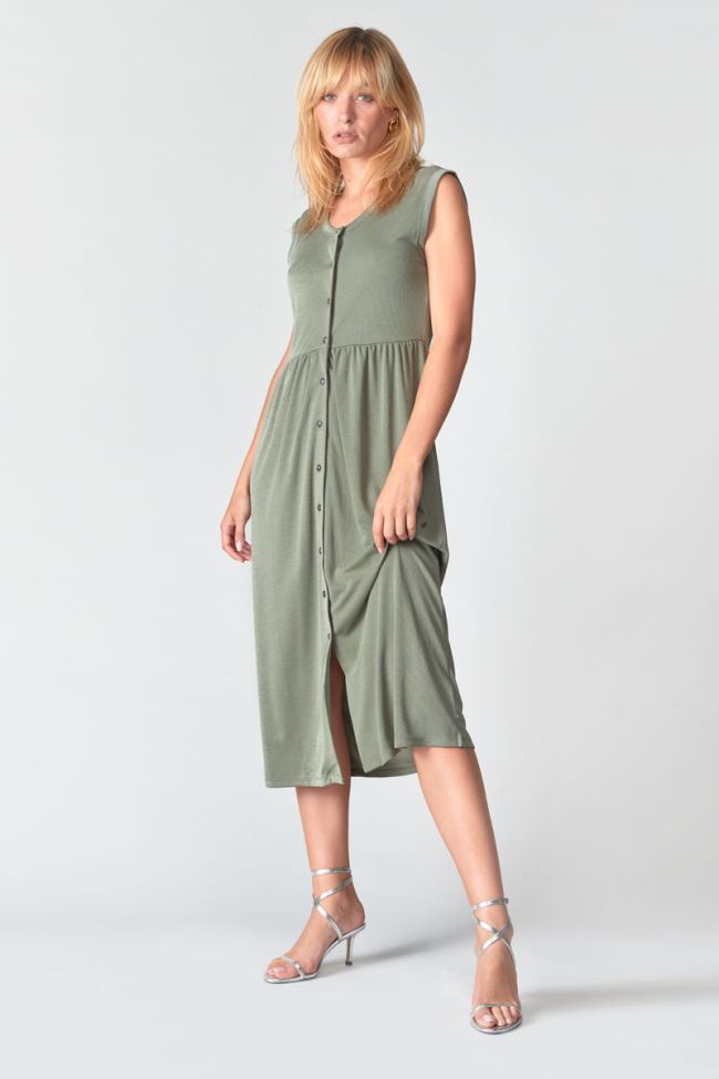 Khaki Tolypel maxi dress