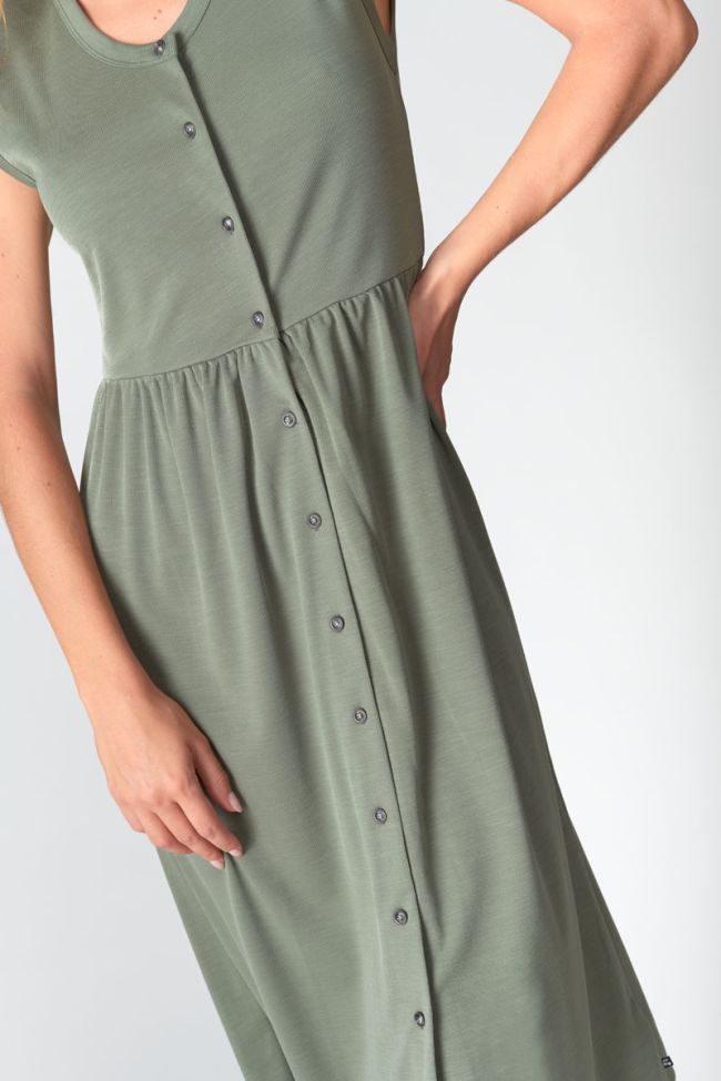 Khaki Tolypel maxi dress