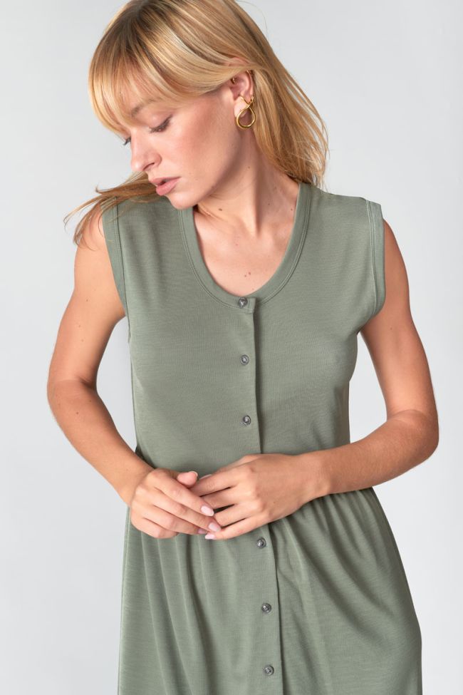 Khaki Tolypel maxi dress