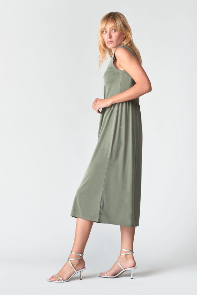 Khaki Tolypel maxi dress