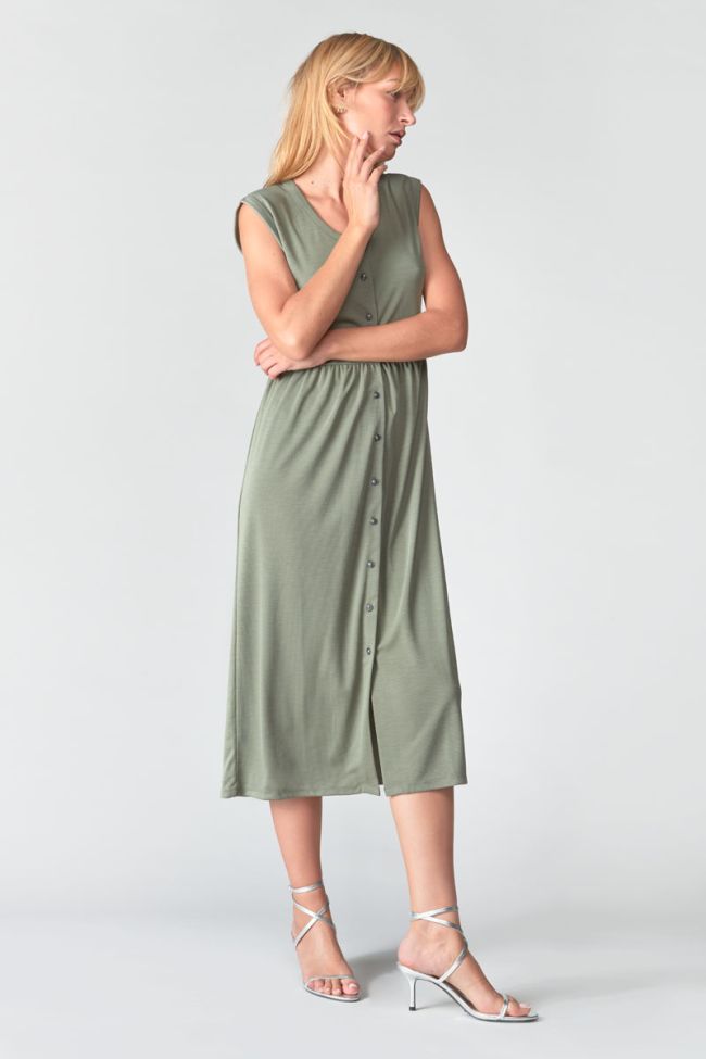 Khaki Tolypel maxi dress