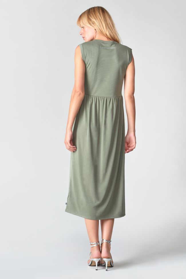 Khaki Tolypel maxi dress