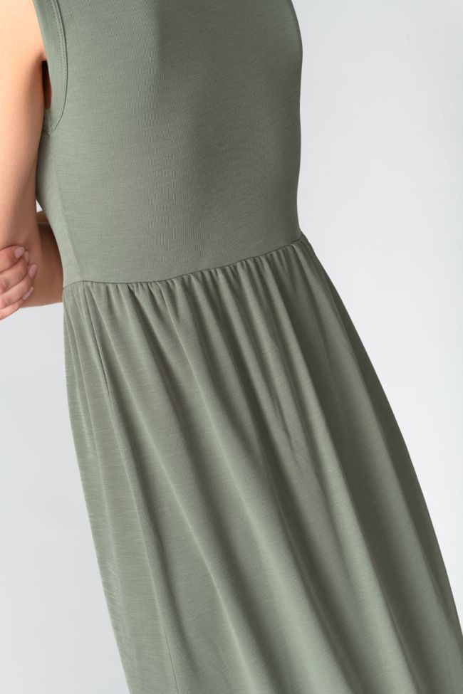 Khaki Tolypel maxi dress