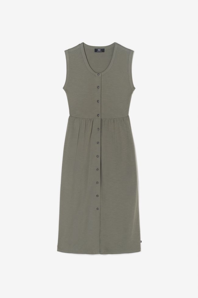 Khaki Tolypel maxi dress