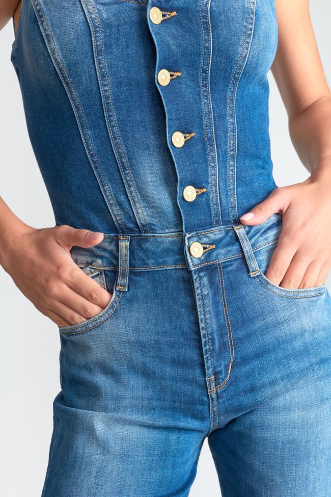 Blue Vienne denim jumpsuit