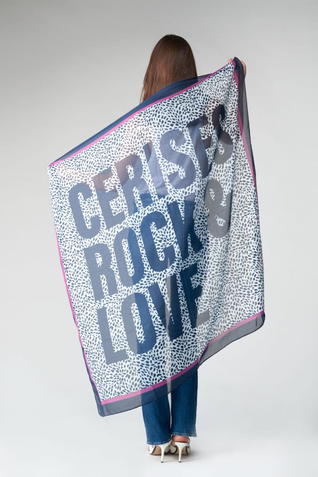 Navy blue Vipene scarf