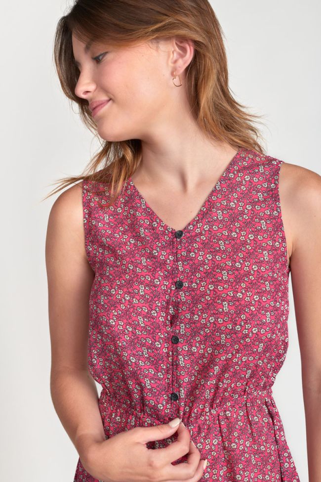 Fuchsia floral Alenagi dress