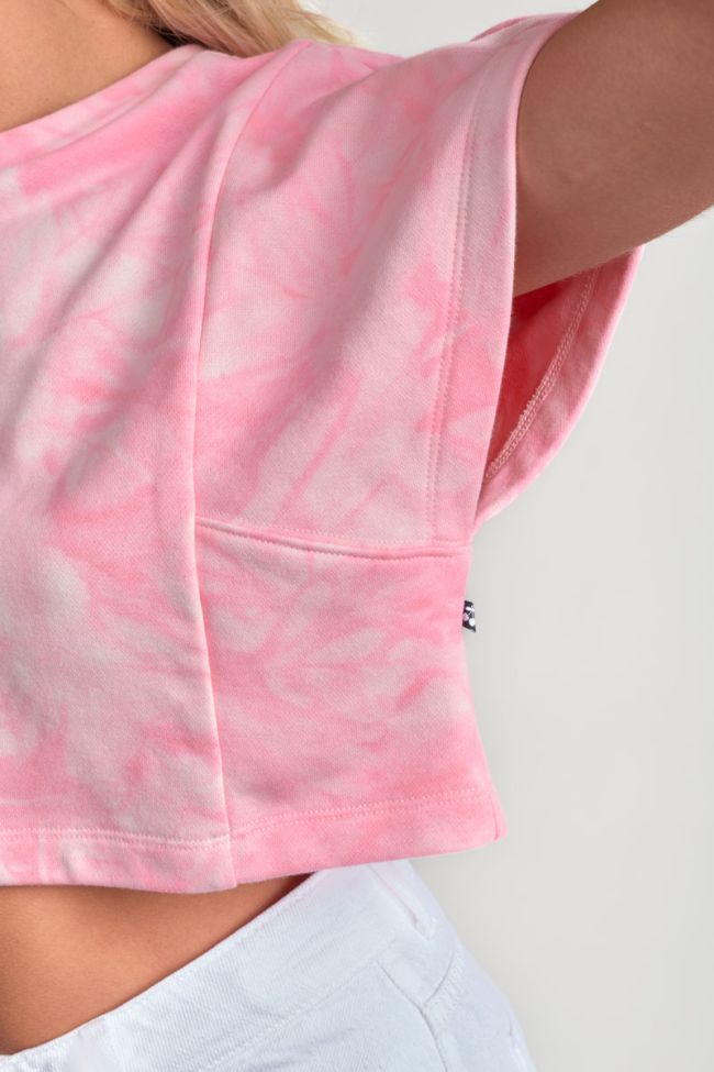 Pink Calistagi cropped sweatshirt