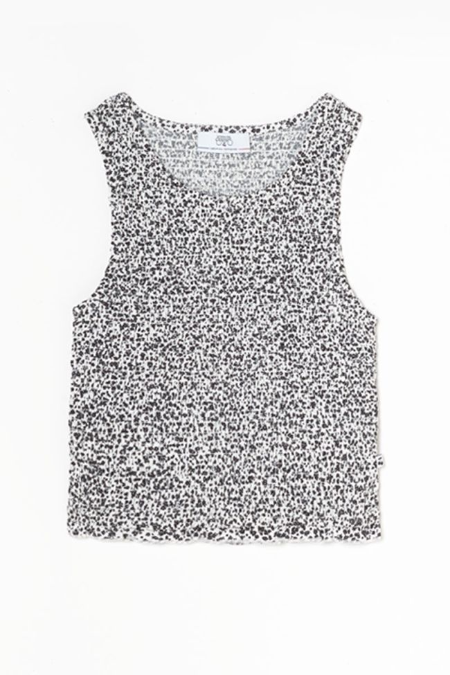 Black and white floral patterned Elgagi top