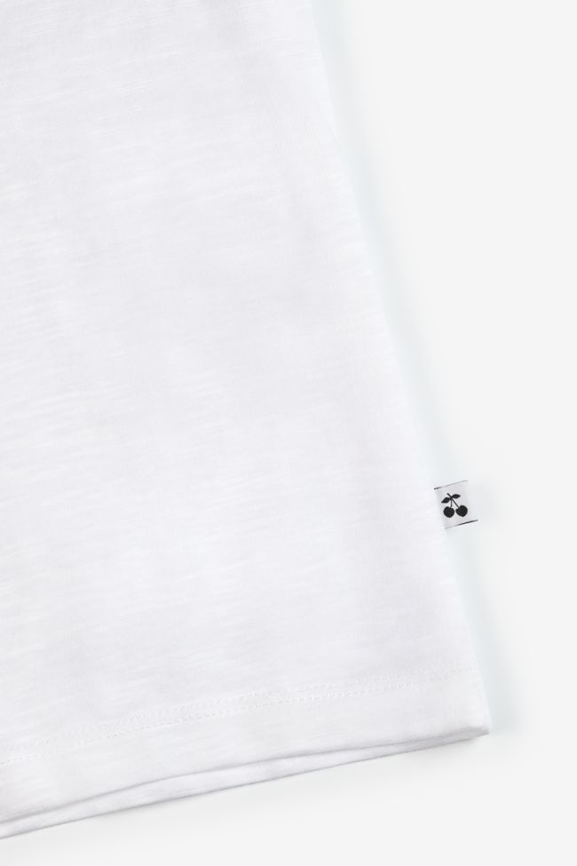 White printed Isaakgi t-shirt