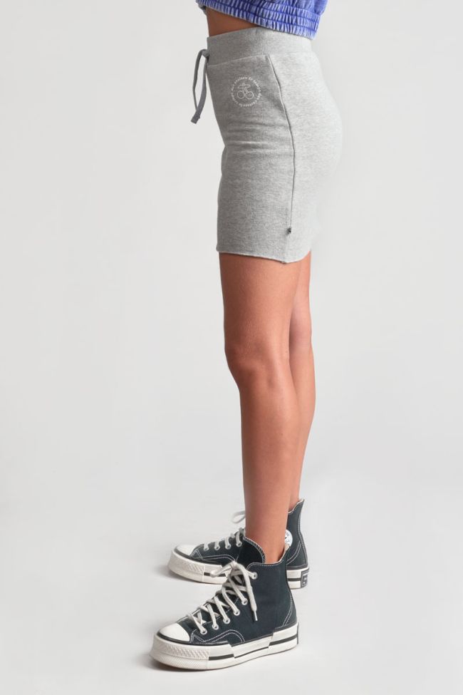 Grey marl Lenkagi short skirt