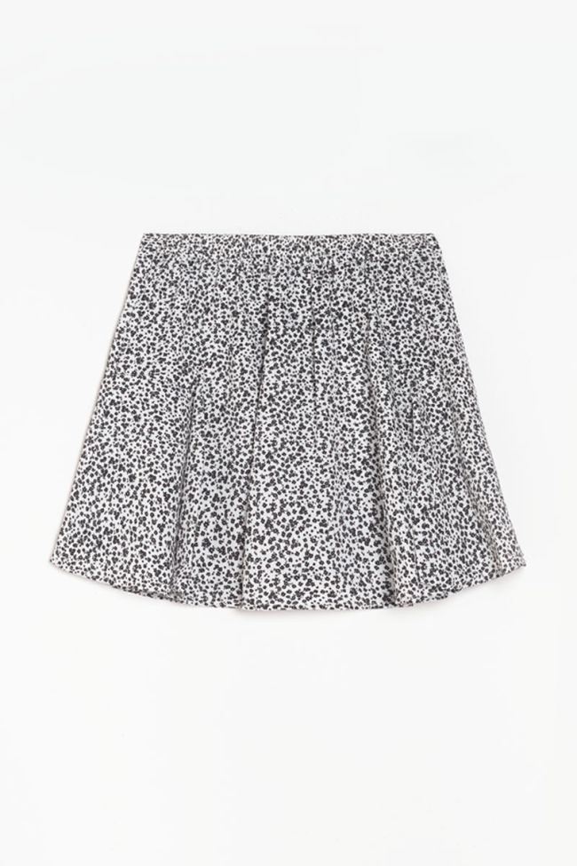 Black and white floral patterned Leoragi skort