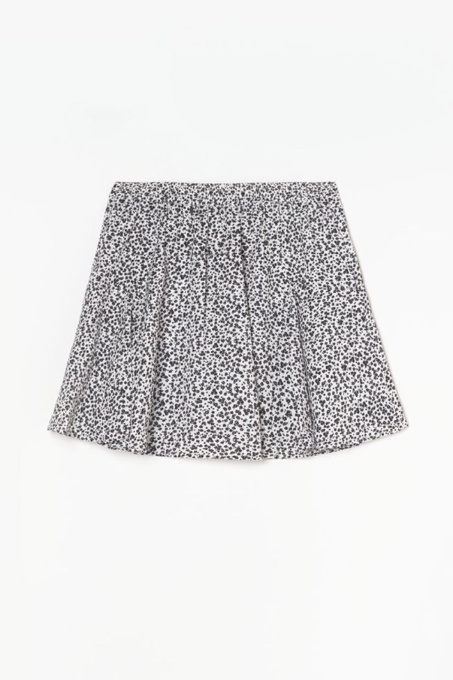 Black and white floral patterned Leoragi skort