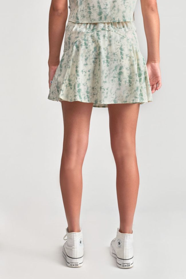 Merilgi skort with tie-dye pattern