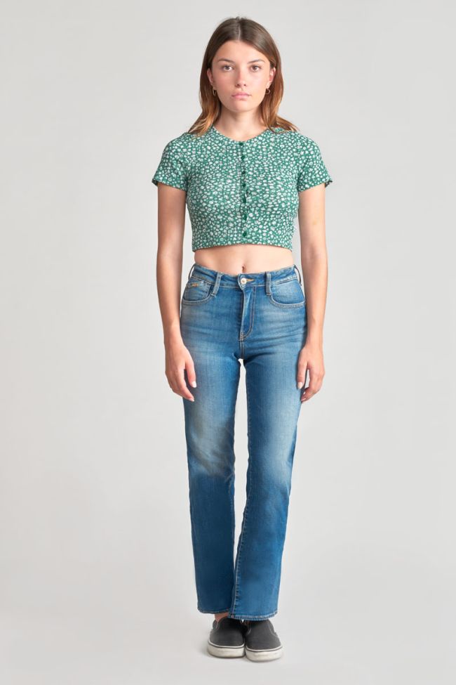 Green floral Siloegi top