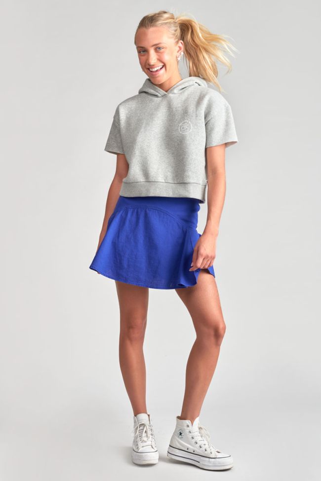 Grey Yumagi cropped sweatshirt