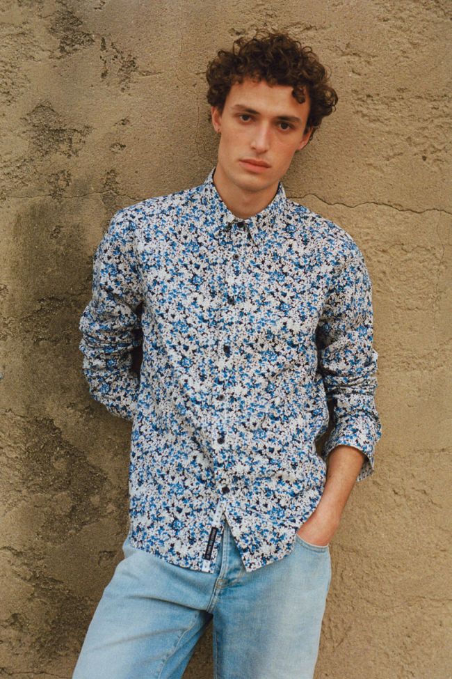Blue floral Arias shirt
