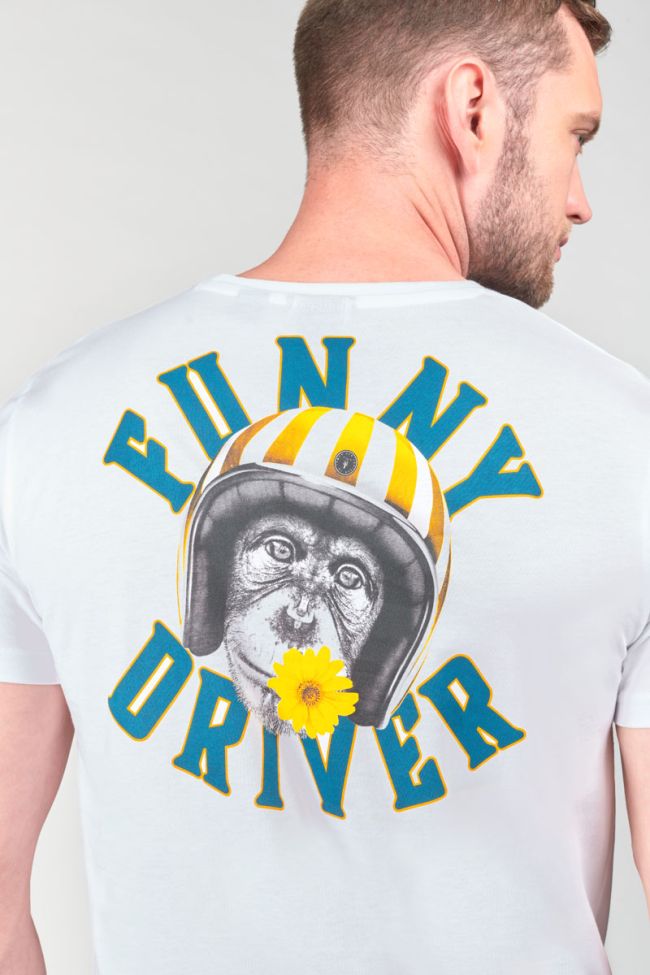 White printed Boyle t-shirt