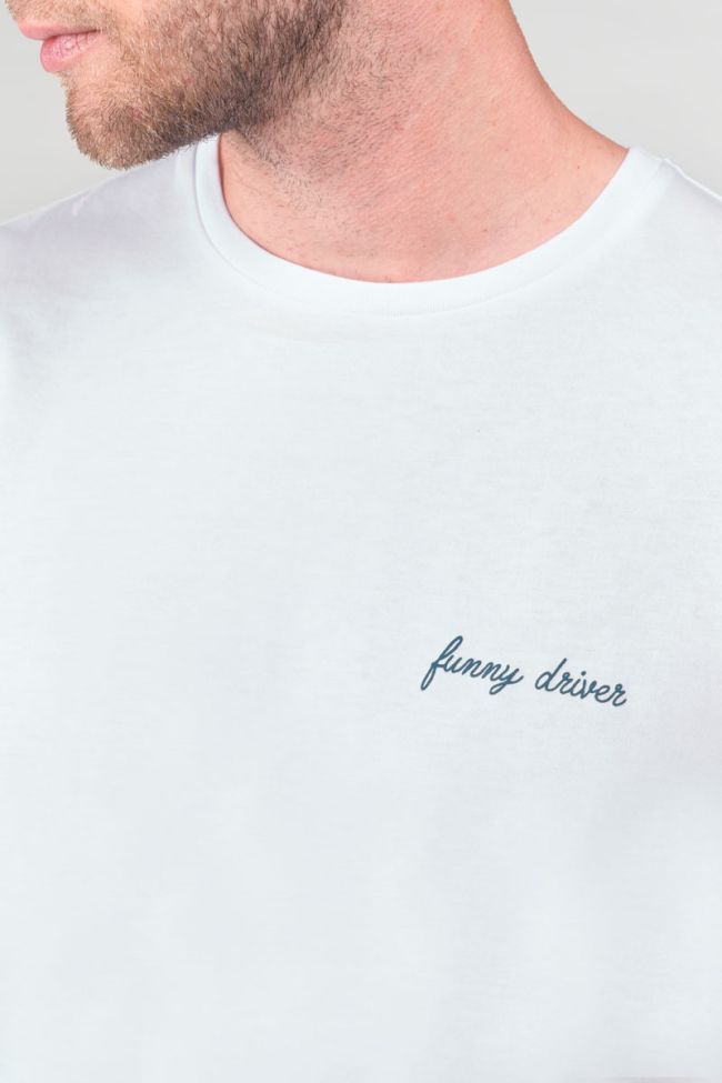 White printed Boyle t-shirt