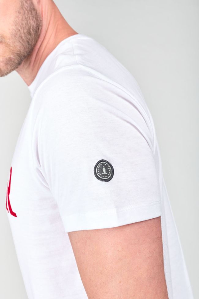 White printed Chedar t-shirt