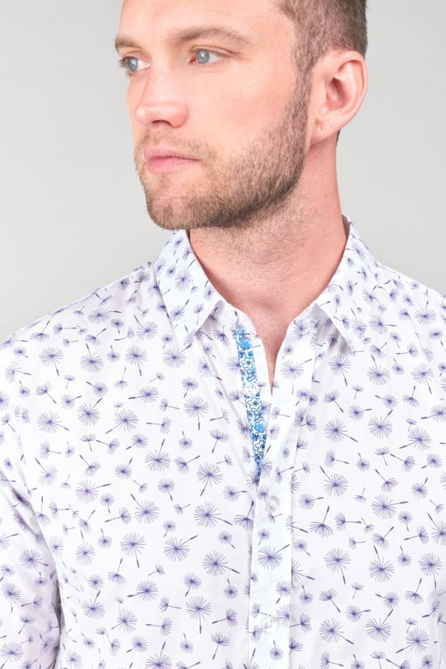 White patterned Dabis shirt