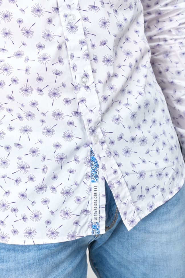 White patterned Dabis shirt