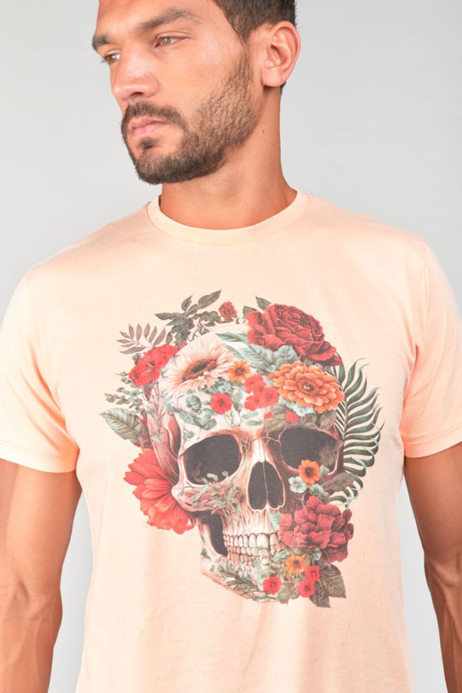 Light orange printed Linetti t-shirt