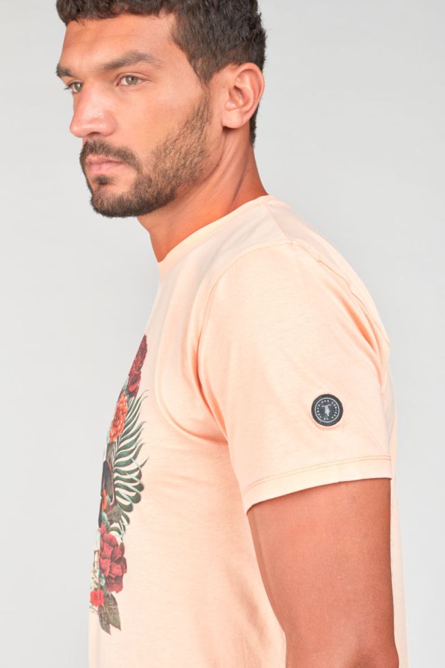 Light orange printed Linetti t-shirt