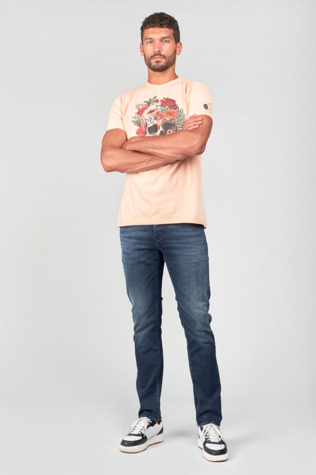 Light orange printed Linetti t-shirt