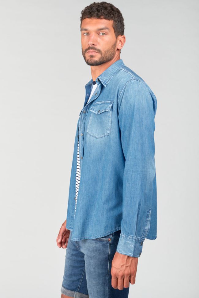 Faded blue denim Pedro shirt