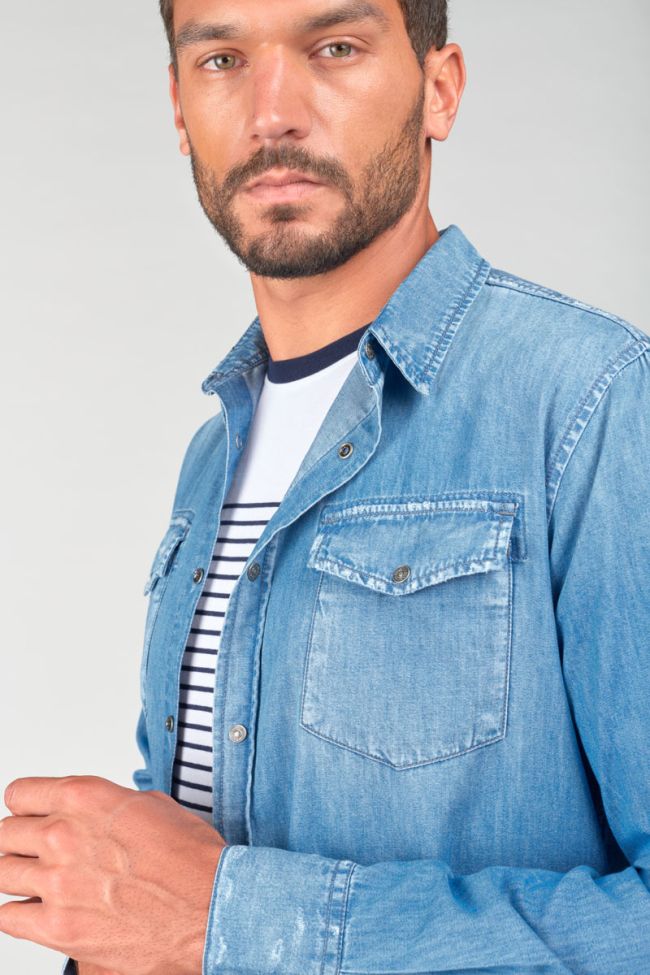 Faded blue denim Pedro shirt