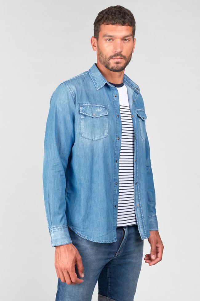 Faded blue denim Pedro shirt