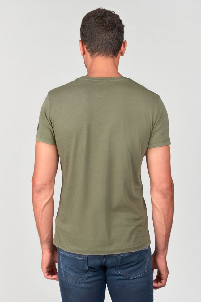 Khaki printed Ray t-shirt