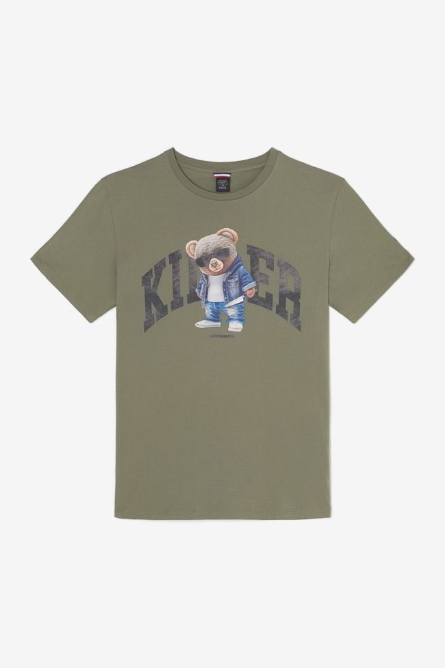 Khaki printed Ray t-shirt