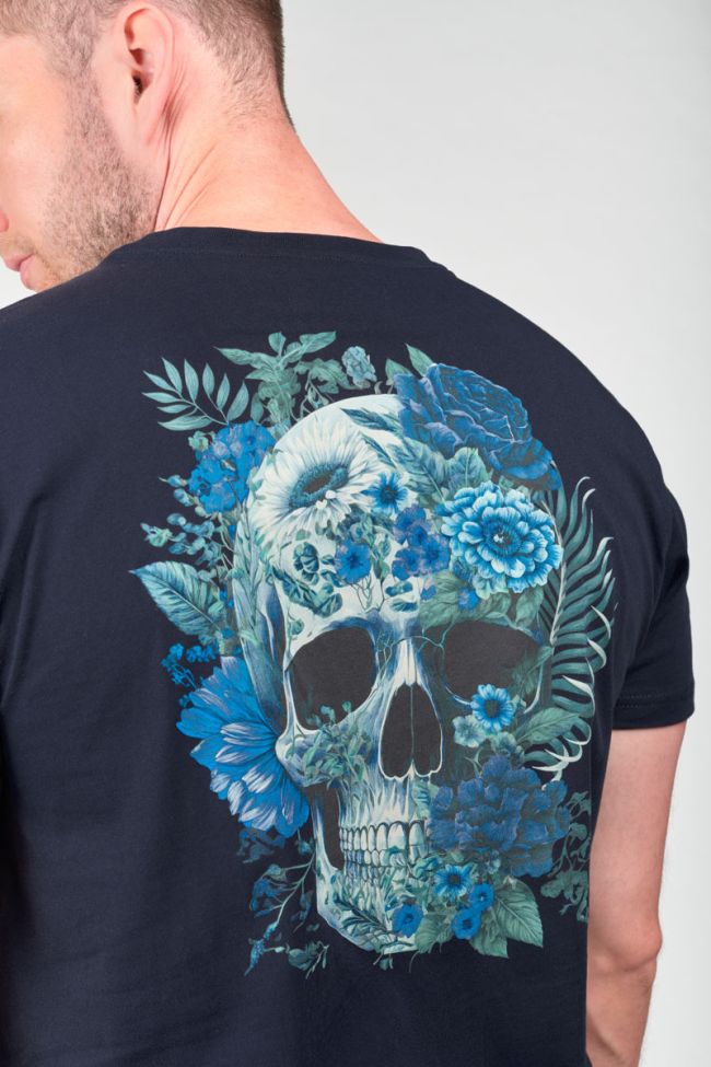 Navy blue printed Santiago t-shirt