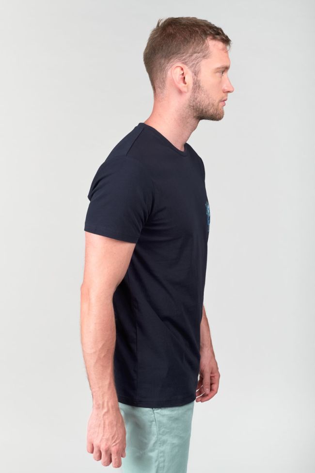 Navy blue printed Santiago t-shirt
