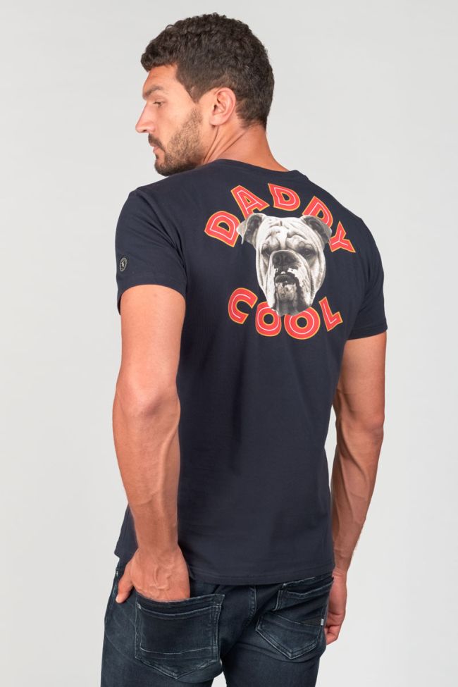 Navy blue printed Scully t-shirt