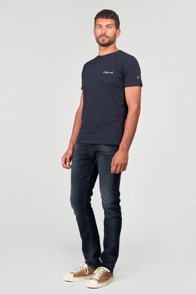 Navy blue printed Scully t-shirt