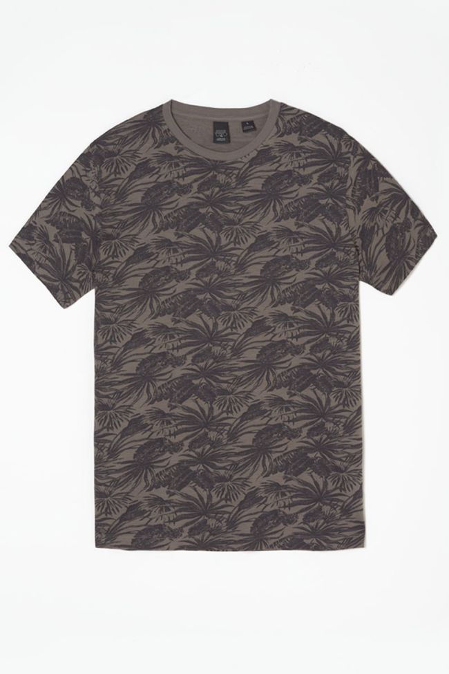 Grey tropical pattern Vezir t-shirt