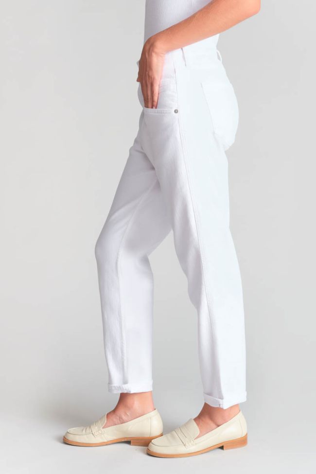 Jeans 400/60 girlfriend Thil high waist white 