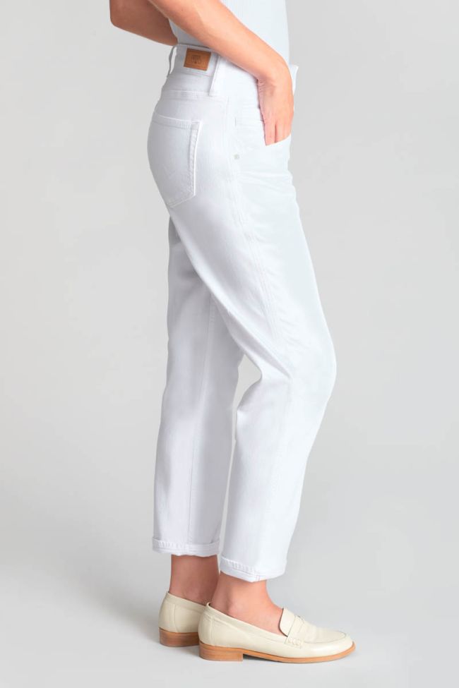 Jeans 400/60 girlfriend Thil high waist white 
