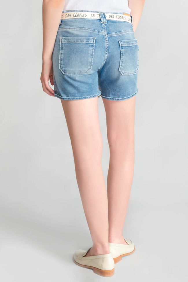 Light blue denim Bloom shorts