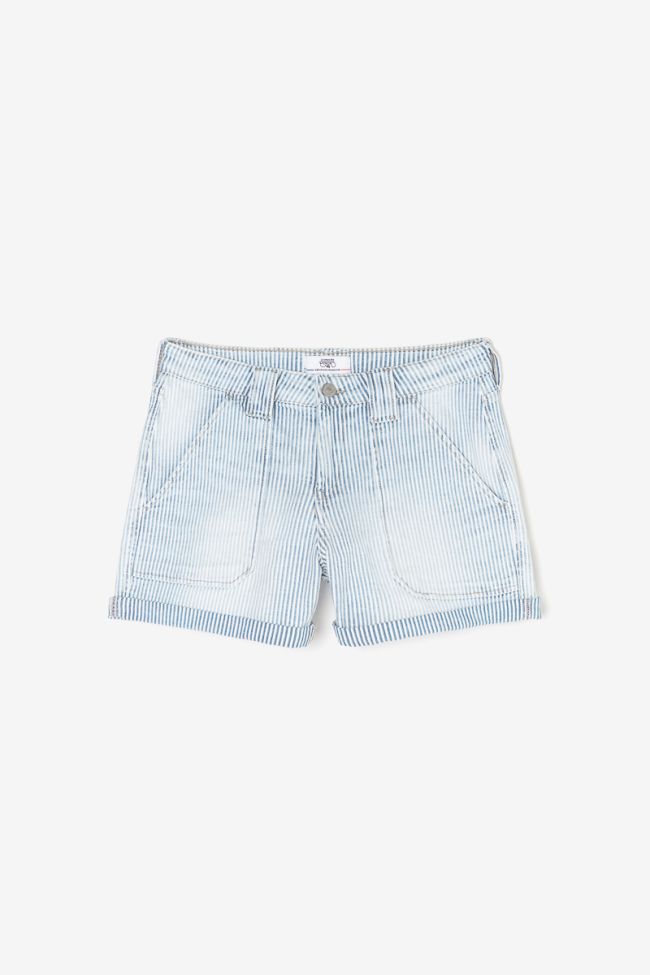 Blue and white striped Bloom shorts