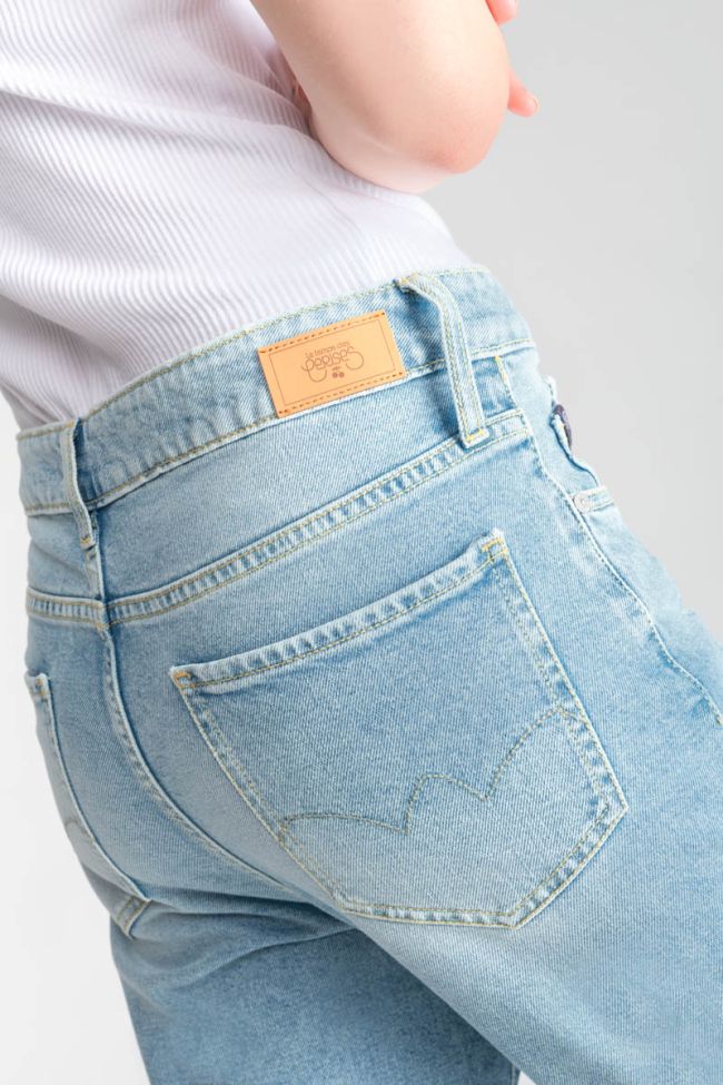 Jeans boyfit Cosy 7/8th destroy blue N°5