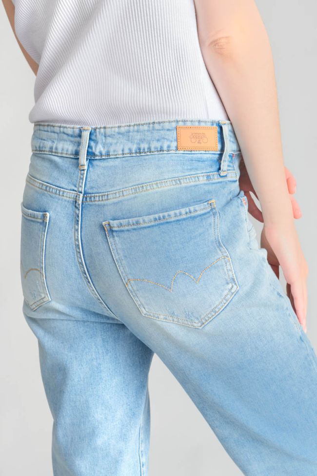 Jeans boyfit Cosy Pocket 7/8th destroy blue N°5