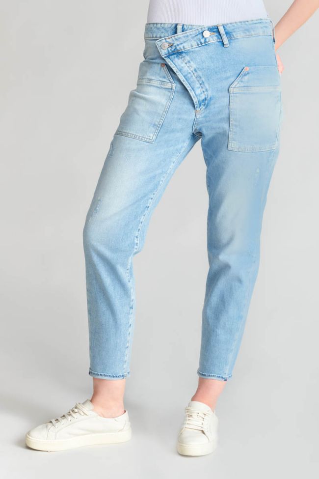 Jeans boyfit Cosy Pocket 7/8th destroy blue N°5