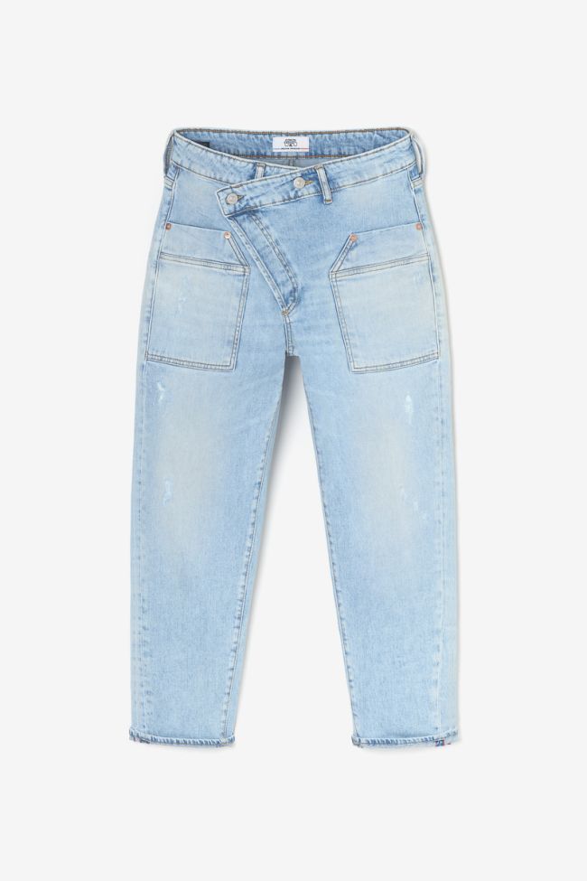 Jeans boyfit Cosy Pocket 7/8th destroy blue N°5